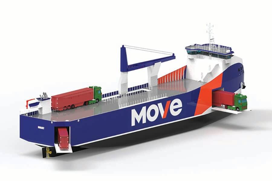 Coastal shipping on the MOVE