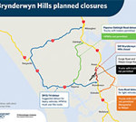 Brynderwyn Hills super weekend closures