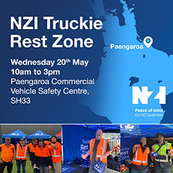 NZI Truckie Rest Zone - Paengaroa on Wednesday 20 May