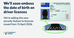 New security feature for driver licence cards