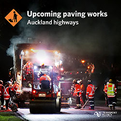 Upcoming Night Works On SH1 Between Onewa Road And Esmonde Road
